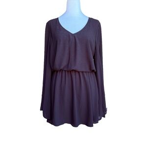 Show Me Your Mumu Black Sheer Mini Dress Size Large